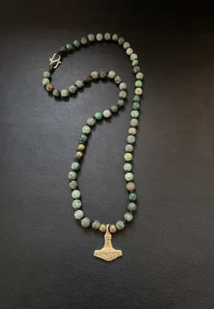 Thors hammer in brass