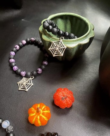 Halloween armbånd - Spiders nest