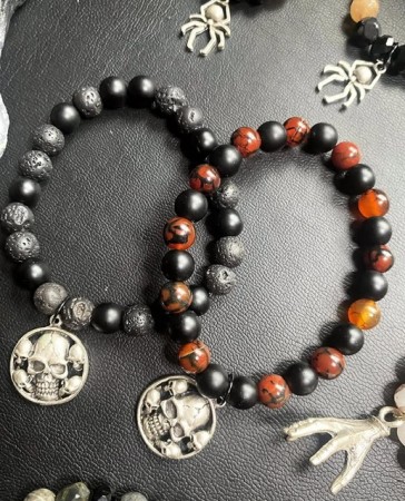 Halloween armbånd - Skulls